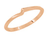 14 Karat Rose Gold 1960's Mid Century Free Form Wave Band