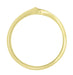 1960's 14 Karat Yellow Gold Free Form Wave Ring