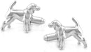 Beagle Cufflinks - Sterling Silver - SCL107