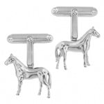 Horse Cufflinks in Sterling Silver