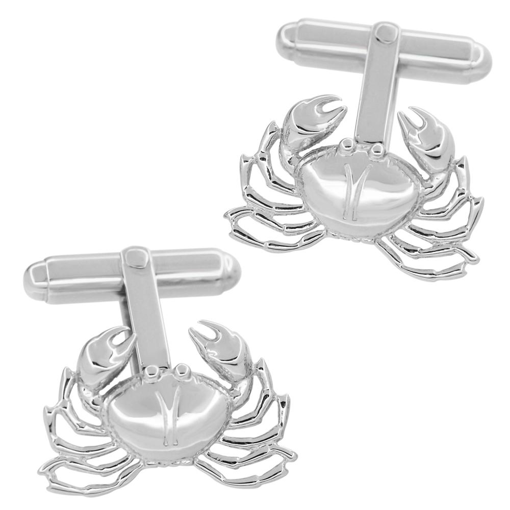 Sterling Silver Crab Cufflinks - SCL170