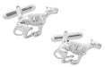 Greyhound Cufflinks - Solid Silver