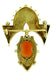 Antique Victorian Hardstone Cameo Brooch in 14 Karat Yellow Gold