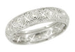 Vintage Art Deco Volunton Eternity Diamond Band - Platinum Size 6