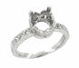 Art Deco 1 Carat Platinum and Diamond Filigree Engagement Ring