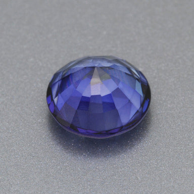 7mm Brilliant Round Periwinkle Blue Lab Created Sapphire | Rare Montana Yogo Color | 1.80 Carat Premium AAAA Quality Loose Stone - alternate view