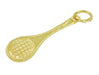Old Squash Racket Charm in 18 Karat Gold