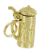 Movable Enchanting Beer Stein Charm in 14 Karat Gold