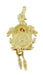 14 Karat Gold Movable Cuckoo Clock Charm
