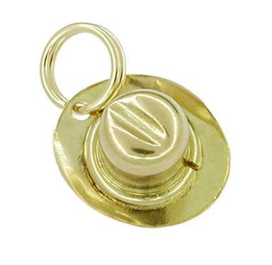 Fedora Hat Charm in 10 Karat Gold
