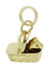 Toto in the Basket Charm in 14 Karat Gold