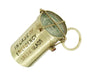 Vintage Emergency Money Cylinder Charm in 14 Karat Gold