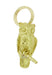 Wise Owl Charm in 14 Karat Gold