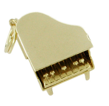 Vintage Movable Grand Piano Charm in 14 Karat Yellow Gold - alternate view
