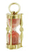 14K Gold Vintage Hourglass Charm