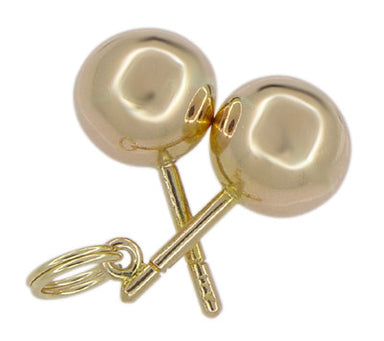 Vintage Movable Shakers Charm in 14 Karat Rose Gold