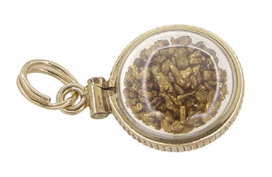 Lucky Gold Nuggets Charm - alternate view