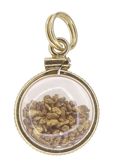 Lucky Gold Nuggets Charm