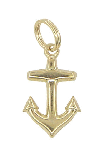 Anchor Charm in 14 Karat Gold