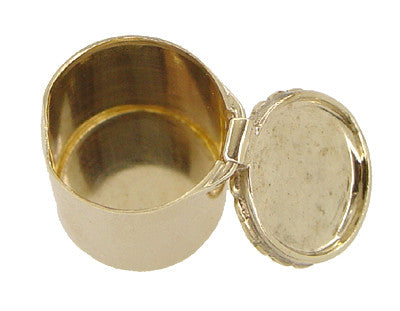 For Emergency Only Movable Container Charm in 14 Karat Gold - Item: C369 - Image: 2