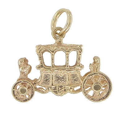 Royal Carriage Movable Charm in 9 Karat Gold