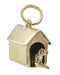 Dog in a Doghouse Charm in 10 Karat Gold