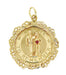 A Date to Remember Vintage Wedding Anniversary Pendant in 14 Karat Yellow Gold