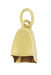 Movable Cow Bell Charm in 14K Yellow Gold - Vintage