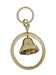 Small Movable Bell Charm in 12 Karat Gold