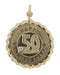 Happy 50th Anniversary Pendant in 14 Karat Gold