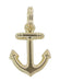 Small Anchor Charm 14 Karat Gold