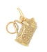 Vintage Moveable Beer Stein Charm in 14 Karat Yellow Gold