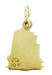 White Alice Charm in 10 Karat Gold