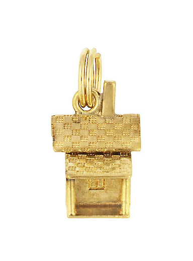 Vintage Cabin Charm in 14 Karat Yellow Gold - alternate view