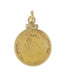 22 Karat Gold Queen Victoria British One Half Sovereign Coin Pendant