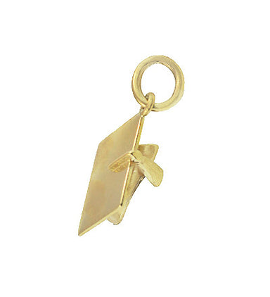 Graduate's Cap Charm in 14 Karat Yellow Gold