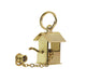 Movable Vintage Wishing Well Charm in 14 Karat Gold