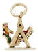 Movable Children on a Swing Charm in 14K Gold
