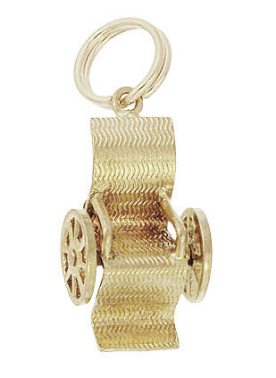 Vintage Wheelchair Charm in 10 Karat Gold