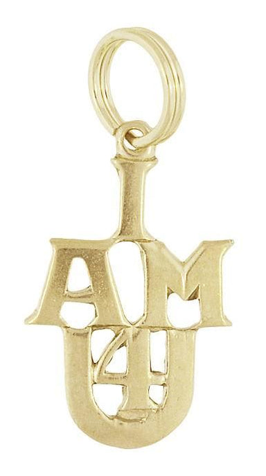 Vintage 1960's I AM 4 U Charm in 10K Gold