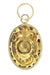 Oval Antique Victorian Rose Cut Diamond Pendant in 14 Karat Gold
