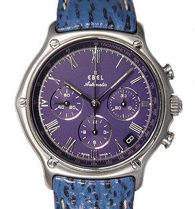 Ebel 1911 Automatic Chronograph with Leather Strap