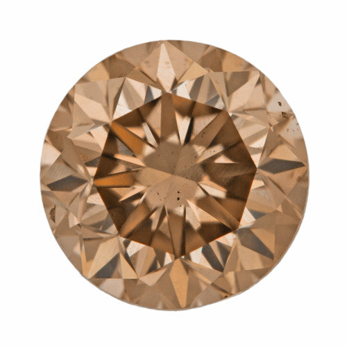 1.02 Carat Loose Fancy Brown Caramel Color Diamond | Natural Round Brilliant SI1 Clarity