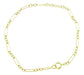 Figaro Link Bracelet in 10 Karat Gold