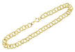 Double Link Vintage Charm Bracelet in 14 Karat Gold