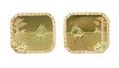 Mid-Century Antique Chinese Junk Boat Cufflinks in 14 Karat Gold