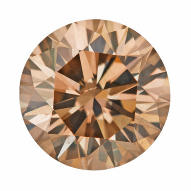 1.01 Carat Loose Natural Fancy Brown Cinnamon Color Diamond | Round Brilliant SI1 Clarity