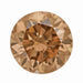 1.01 Carat Cognac Hue Natural Fancy Loose Brown Diamond | Round Brilliant VS2 Clarity