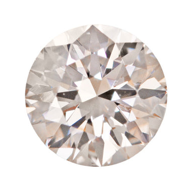 0.38 Carat Very Pale Brownish Pink Loose Diamond | Natural Color Round Brilliant VS2 Clarity