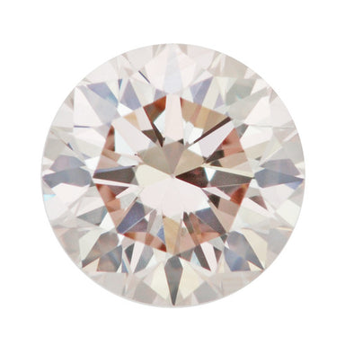 0.40 Carat Very Pale Loose Yellowish Pink Diamond | Natural Color Round Brilliant VS1 Clarity